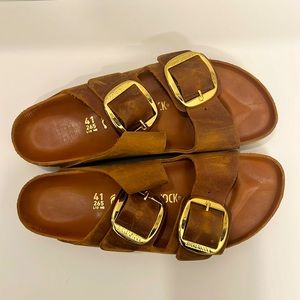 Birkenstock Arizona Big Buckle Cognac Size 41